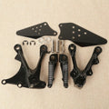 Front Footrests Foot pegs Fit For Kawasaki Ninja ZX6R ZX-6R 05-08 ZX636 05-06