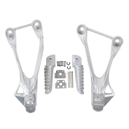 Rear Passenger Foot Pegs Footrests Fit For Kawasaki Ninja ZX6R 05-08 ZX636 05-06