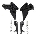 Motorcycle Front Footpegs Footrests Bracket Fit For Kawasaki Z1000 ZR1000 10-23