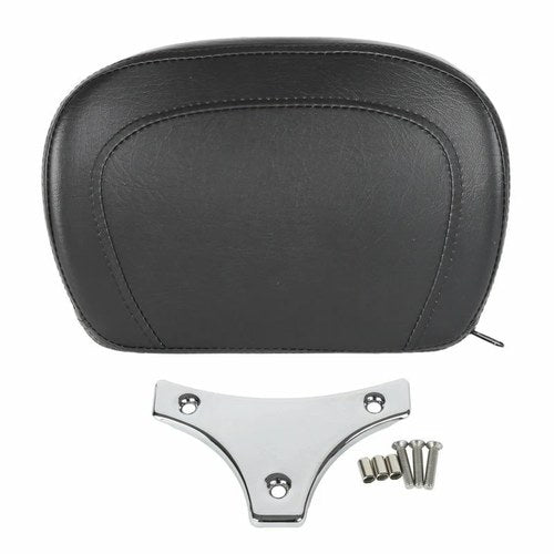 Passenger Sissy Bar Backrest Pad Fit For Harley Touring Street Road Glide 97-25