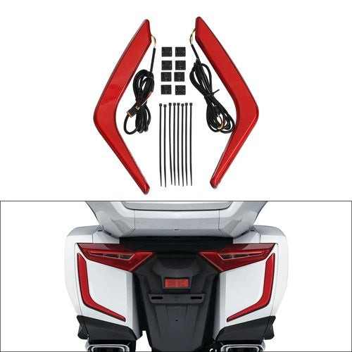LED Rear Saddlebag Accents Fit For Honda Gold Wing GL1800 2018-2025 2019 2020