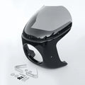 7" Cafe Racer Headlight Fairing Windscreen Windshield Fit For Harley Motorcycle
