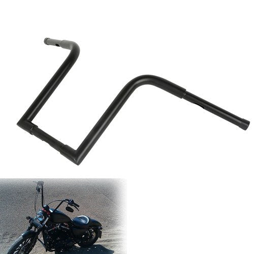 14'' Rise Handlebar Ape Hangers Bar 1-1/4" Fit for Harley Flst Fxst XL883 XL1200