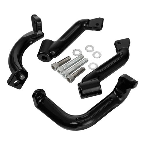 Driver Floorboard Footboard Mount Bracket Kit Fit For Harley Touring 17-23 Black