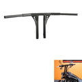 1 1/4" Black 12" Rise T-Bar Handlebar Fit For Harley Wide Glide Softail Fat Boy