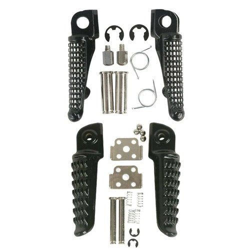 Front Rear Footpeg Footrest Fit For Kawasaki Ninja ZX10R 04-10 Z1000 2007-2016