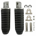Black Passenger Footrest Foot Pegs Fit For Suzuki GSX1300R Hayabusa 2008-2012