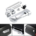 Chrome Trunk Lid Latch Hinges Fit For Harley Road Glide King 14-25