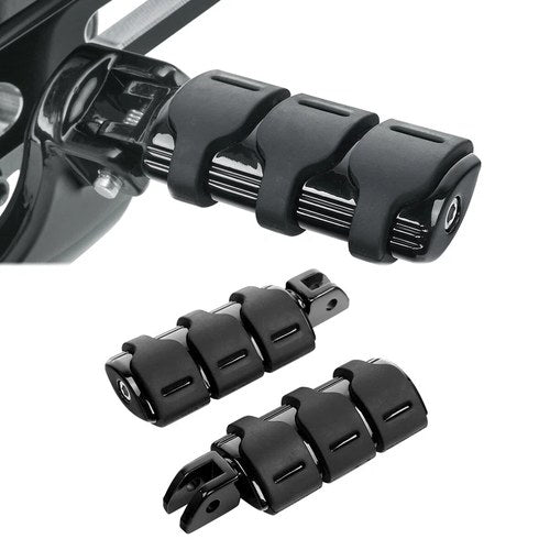 Front Rider Footrests Foot Pegs Fit For Harley Softail Fat Bob Standard 2018-Up
