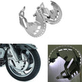 Brake Rotor Cover W/LED Ring Of Fire Fit For Honda Goldwing GL1800 01-17