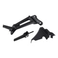 Black Passenger Footpegs Footrests Fit For Honda Rebel CMX1100A CMX1100D 21-25