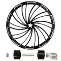 30"x3.5'' Front Wheel Rim Dual Disc Hub Fit For Harley Street Glide 97-21 No ABS