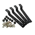 Black Universal Motorcycle SaddleBag Mounting Bracket Kit Fit For Harley Models