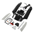 Rear Fender Fascia Set W/ LED Light Fit For Harley Road King Glide 2009-2013