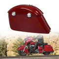 Painted Red Saddlebags Audio Lid Electronic Latch Fit For Indian Chieftain 14-18