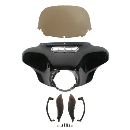 Front Outer Fairing &Windshield Air Deflectors Fit For Harley Street Glide 14-25