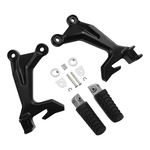 Rear Passenger Foot Pegs Footrest Bracket Fit For Kawasaki Ninja 650 2017-2025
