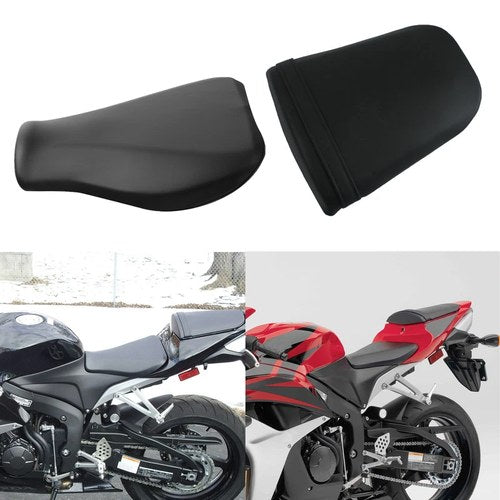Rider Driver & Passenger Seats Fit For Honda CBR600RR CBR600 RR 2007-2024 Black