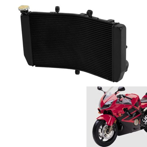 Radiator Cooler Cooling Fit For Honda CBR600 F4i 2001-2004 F4 1999-2000 Black