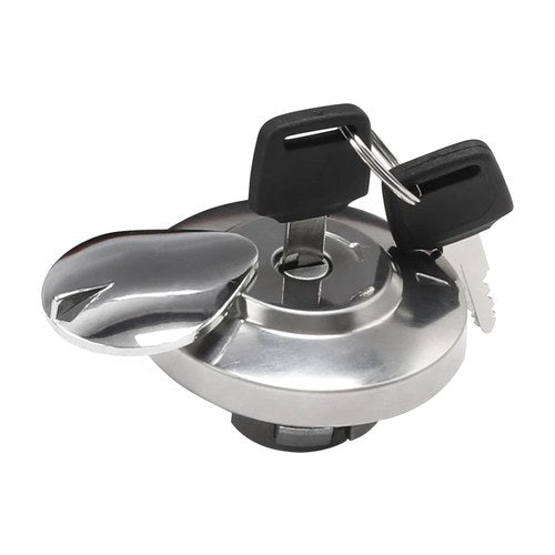 Chrome Fuel Gas Cap Tank Lock Fit For Honda VF700C VF750C CMX250C VT1000C VT500C