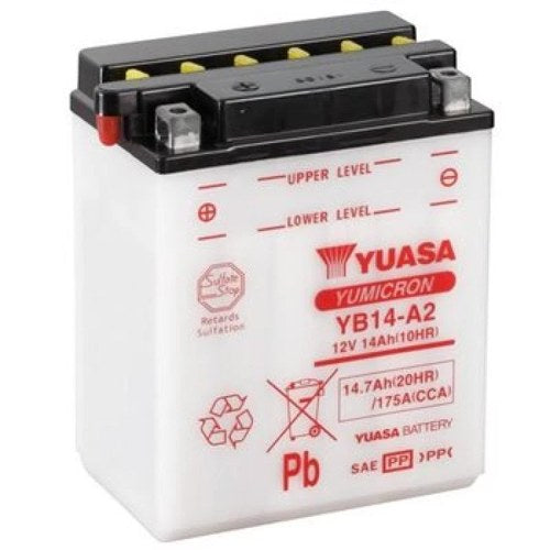 Yuasa YB14L-A2 Yumicron For CX 12 Volt Battery