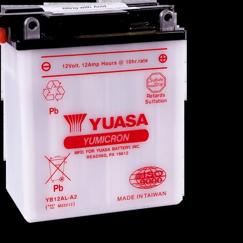 Yuasa YB12AL-A2 Yumicron For 12 Volt Battery