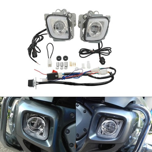 LED Fog Driving Light Fit For Honda Goldwing GL1800 2012-17 Valkyrie 1800 14-15