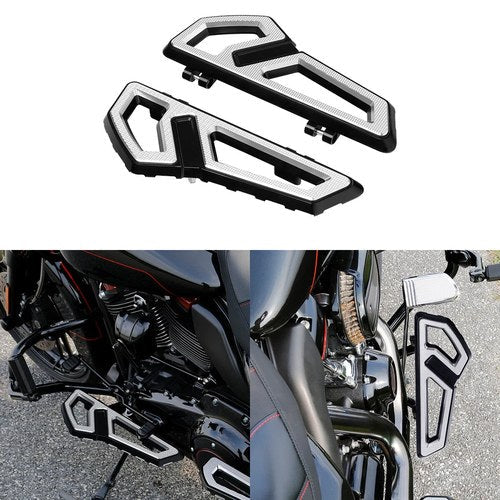 Driver Footboard Floorboards Fit For Harley Touring Street Glide Road King 00-up