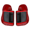 Lower Vented Fairing Speaker Pods Fit For Harley Cvo Street Glide 14+ Wicked Red