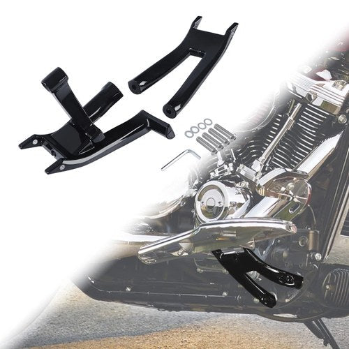 Driver Floorboard Footboard Bracket Kit Fit For Harley Softail Flde Flhcs 18-23
