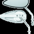 Bikers Choice 65-Up Chrome Teardrop Mirror For Universal Custom Pr
