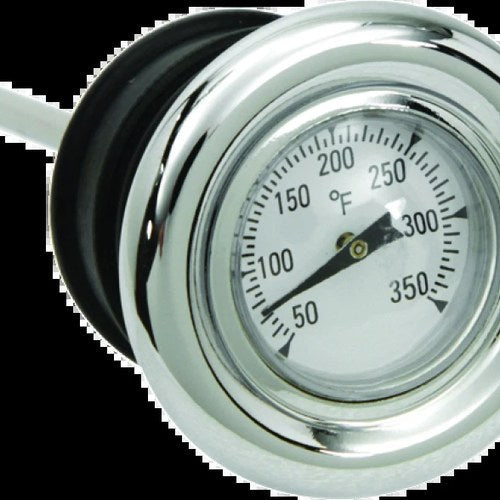 Bikers Choice 70-86 FL FX 70-78 Xlch Chrome Oil Dipstick With Temp Gauge