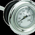 Bikers Choice 70-86 FL FX 70-78 Xlch Chrome Oil Dipstick With Temp Gauge