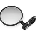 Crg Hindsight For 3 In. Round Bar-End Mirror Right - Black