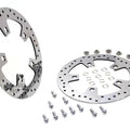 Duro For 23-0079 11.8 Inch Drilled Front Brake Disc Set - Mirror Polished