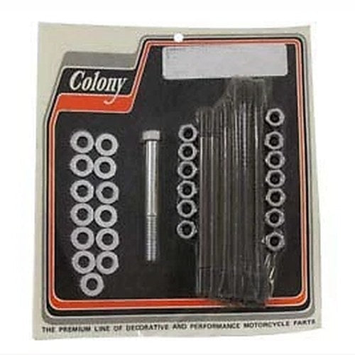 Colony Chrome Stock Engine For Case Bolt Kit - Part #8137-34