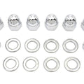 Colony 7017-16 Chrome Cylinder Base Acorn Nut and Washer