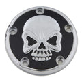 V-Twin 301711 Skull Design For 5 Hole Ignition System Cover Chrome