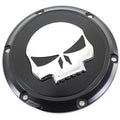 V-Twin 78286B Black For 6 Hole Skull Derby Cover