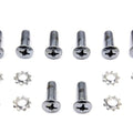 Colony 2099-16 Tappet Block Screw Kit in Chrome Finish