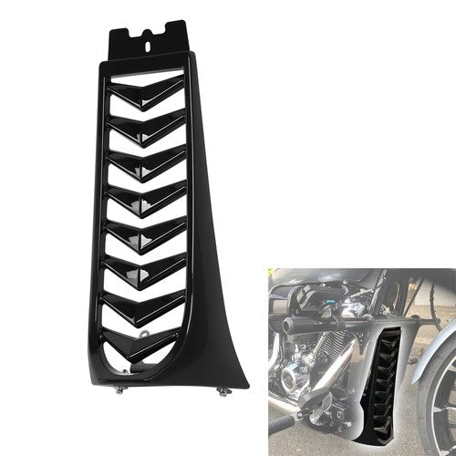 Chin Fairing Spoiler Lower Radiator Cover Fit For Harley Softail Fat Boy 18-24