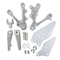 Front Rider Driver Footrest Foot Pegs Brackets Fit For Kawasaki Ninja ZX6R 09-18