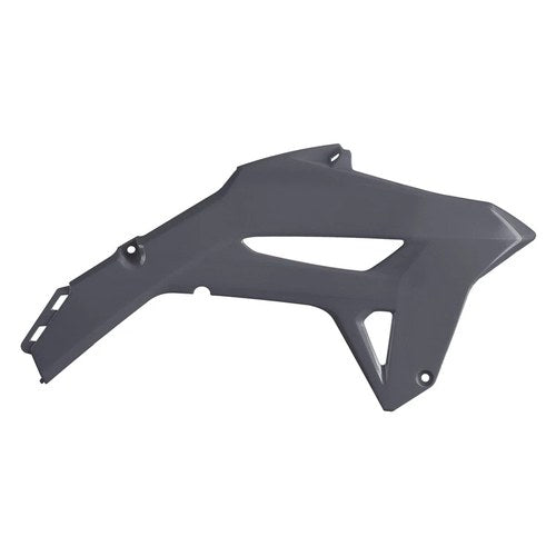 For Honda CRF450RX 2021 Polisport 8474900004 Nardo Gray Radiator Scoops