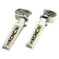 Emgo Designer Highway "Suzuki" Foot Peg w 1" & 1-1/4" Clamp Chrome/Gold