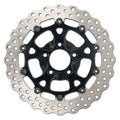 Performance Machine 0133-1536S-B Dominator Rear Black Rotor
