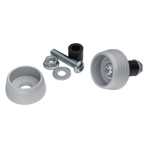 For BMW R1250GS 2019-2020 Kuryakyn 3807 Lodestar Silver Front Axle Sliders