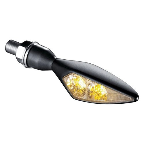 Kuryakyn 2551 Micro Rhombus Extreme Series Black Indicator Light