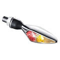 Kuryakyn Micro Rhombus DF Series Chrome Rear Passenger Side Indicator Light
