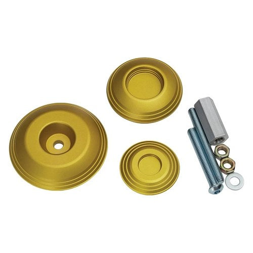 For BMW R1250GS 2019-2021 Kuryakyn 3802 Lodestar Gold Rear Axle Sliders