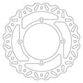 For Suzuki RMZ250 2004-2021 ProX 37.BD13307 Front Brake Disc